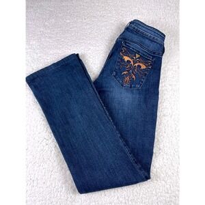 Guess Jeans Y2K Low Rise Flare Bootcut Stretch Denim Women's 28x31 Medium Wash